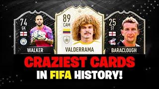 CRAZIEST CARDS IN FIFA HISTORY! 