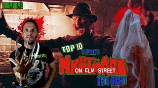 Top 10 Things The NIGHTMARE on ELM STREET Franchise Gets Right!