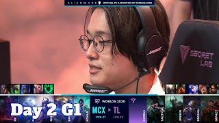 MCX vs TL | Day 2 Group A S10 LoL Worlds 2020 | Machi Esports vs Team Liquid - Groups full game