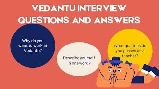 Vedantu interview question and answer/My Personal Experience /How to clear vedantu interview