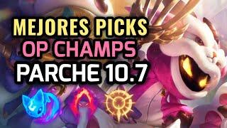 MEJORES PICKS Y CAMPEONES OP - PARCHE 10.7 League of Legends 2020 - OP Champs LOL Temporada 10