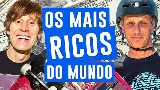 OS SKATISTAS MAIS RICOS DO MUNDO! TOP 10