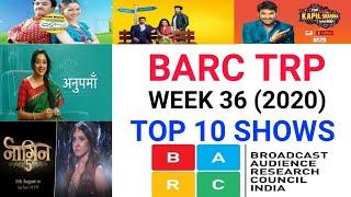 BARC Trp of Week 36 (2020) || Top 10 Indian Serials || TRP Of This Week