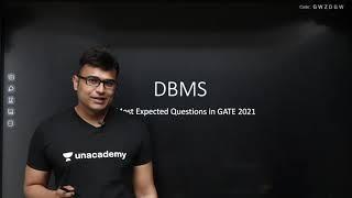 Top 10 Expected Questions in DBMS for GATE 2021 | DBMS | GATE 2021