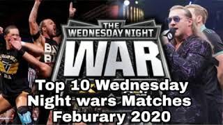 Top 10 Wednesday night Wars matches February 2020