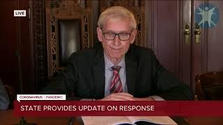 Full news conference: Gov. Tony Evers orders statewide ban of all public gatherings of 10 or more