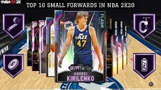 TOP 10 SMALL FORWARDS IN NBA 2K20 MYTEAM!