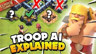 How Troops Work - AI Explained in Clash of Clans!