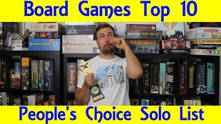 Top 10 People's Choice Solo Board Games 2019