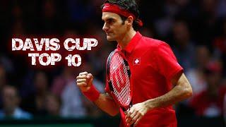 Roger Federer - Top 10 Davis Cup Points