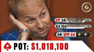 Negreanu vs Tony G SHOWDOWN for BIGGEST POT in Big Game ♠️ Best of The Big Game ♠️ PokerStars