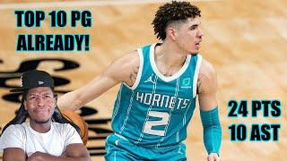 *LAMELO BALL IS ALREADY A TOP 10 POINT GUARD IN THE NBA!!* 24 POINTS & 10 AST! 2021