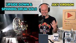 Drum Teacher Reacts: JOEY JORDISON | Spinning - Upside Down DRUM SOLO!