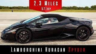 2019 Lamborghini Huracan Spyder | (Top Speed Test)