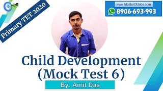 Mock Test 6 | CDP | Top 10 Questions (MCQ) - WB Primary TET 2020 | Master Of Jobs