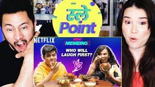 SLAYY POINT'S Ultimate Laughter Challenge | Gautami VS Abhyudaya | Now Memeing | Reaction