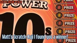 MATT'S SCRATCH-KUJI/POWER 10s 5 TICKETS SESSION