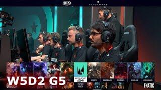 Origen vs Fnatic | Week 5 Day 2 S10 LEC Spring 2020 | OG vs FNC W5D2