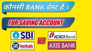 which bank is best for saving account | top 5 banks in india | kotak,sbi,axis bank savings account