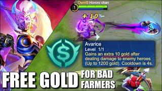 FREE GOLD WITH AVARICE FOR BAD FARMERS! HANABI AS EXAMPLE