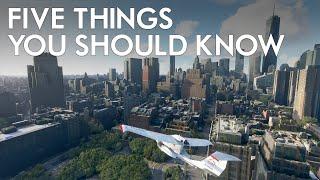 Microsoft Flight Simulator 2020 - Five Things You Should Know (That Will Change How You Play)