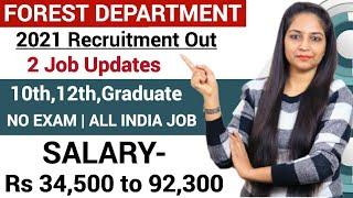 Forest Department Recruitment 2021|10th,12th,Graduate |Post Office Recruitment 2021|Forest Jobs 2021