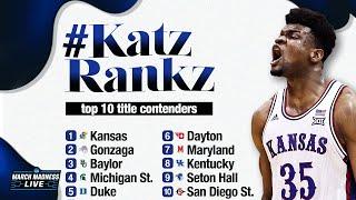 10 NCAA tournament favorites, ranked