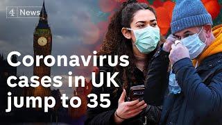 12 new coronavirus cases in UK takes total to 35