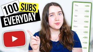 How To Get 100 Subscribers EVERY DAY On YouTube | Grow on YouTube FAST in 2020!