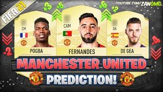 FIFA 21 | MANCHESTER UNITED RATINGS PREDICTION!! 