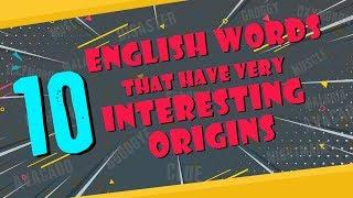 10 English Words that have very Interesting origins | Etymology| Simbly Chumma