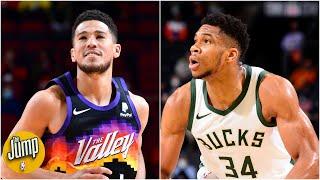 Did Devin Booker throw shade at Giannis with his postgame comments? | The Jump