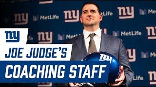 Head Coach Joe Judge Announces Full Coaching Staff | New York Giants