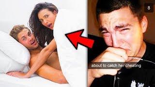 Top 10 People CAUGHT CHEATING! (Guy Catches Girlfriend, Husband Lying)