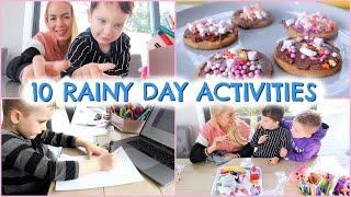 10 RAINY DAY ACTIVITIES FOR KIDS THAT ARE EASY AND FREE!  EMILY NORRIS