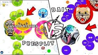 WHAT IS BETTER? - BAIT OR PRESPLIT? ( AGAR.IO MOBILE )