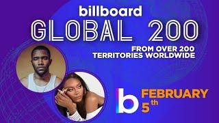 Billboard Global 200 Singles of This Week (February 5th, 2022)