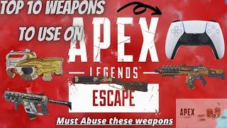 ( 2000AC End of the Year Giveaway ) Top 10 Weapons to Use and Abuse on Controller ► Apex Legends