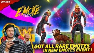 New Emote Party Event I Got Doggie Emote & New I'm Rich Emote & Dust off Emote At Garena Free Fire