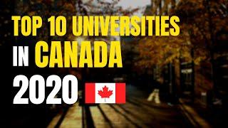 Top 10 Universities in Canada 2020 - With World Rankings