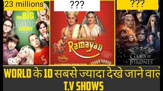 Top 10 most viewed T.V shows in the world||Facttory