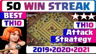 *NEW* BEST TH10 - VALKYRIE ATTACK STRATEGY - TH10 WAR BASE 3 STAR