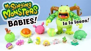 My Singing Monsters Toys Babies with Eggs Mini Figures Song