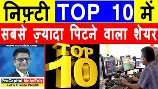 निफ़्टी TOP 10 में सबसे ज़्यादा पिटने वाला शेयर | Latest Share Market News | AXIS BANK Share Price