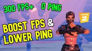 10 Tricks to BOOST FPS / LOWER PING (Fortnite)