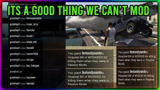 Why its a Good Thing We Can't MOD GTA 5 on PS4 & XBOX ONE!!