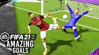 FIFA 21 - TOP 10 BEST GOALS! Ft. ZLATAN KICK,RABONA SHOT, CURVE FREE KICK,SCORPION KICK!