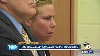 Teacher accused of buying drugs, alcohol for students