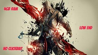 4GB ram is enough.TOP 10 ACTION GAMES FOR LOW END PC
