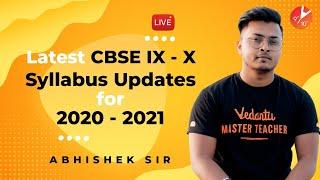 Latest CBSE Class 9 and 10 Syllabus Updates 2020 - 2021 | CBSE Syllabus Changed | NCERT CBSE News